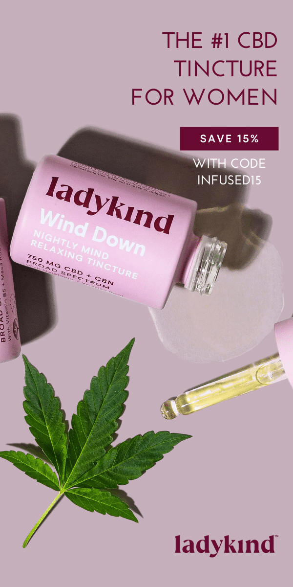 dr. michele ross recommends ladykind cbd for sleep and period pain